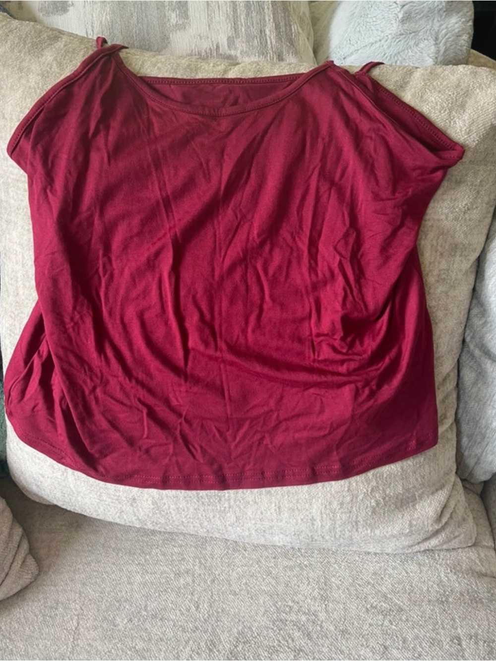 Women’s Burgundy Tank-Top